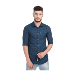 Men Checkered Casual Button Down Shirt