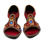 Women Maroon Flats Sandal