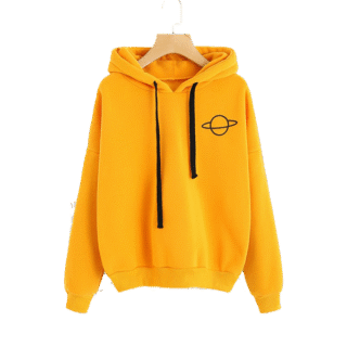 Unisex Yellow Hoodie with Wide Hood – Bold, Cozy & Everyday Ready