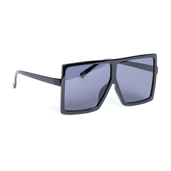 Retro Oversized Flatbrow Visors – Black | Bold Style, Futuristic Vibes