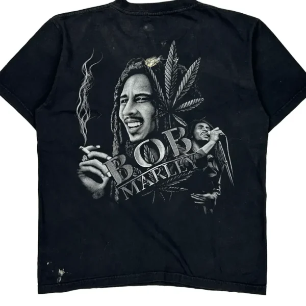 Bob Marley "Babylon Band" T-Shirt – Large Black Cotton | Iconic Reggae Tribute Tee - Image 2