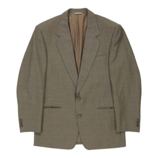 Men’s Large Beige Wool Blend Blazer – Classic Elegance with Modern Comfort